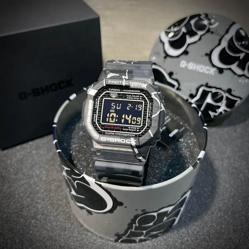 Casio G-Shock Street Spirit Digital Graffiti Art Men's Watch- DW-5000SS-1